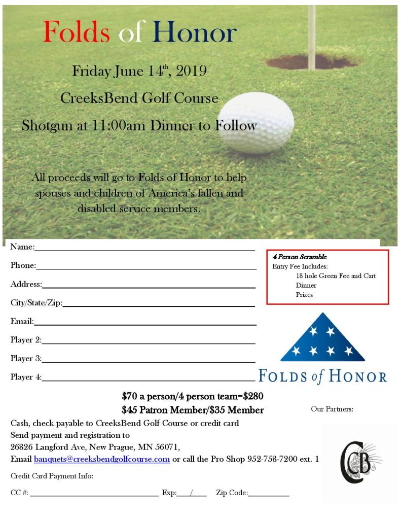 Folds of Honor CreeksBend Golf Course