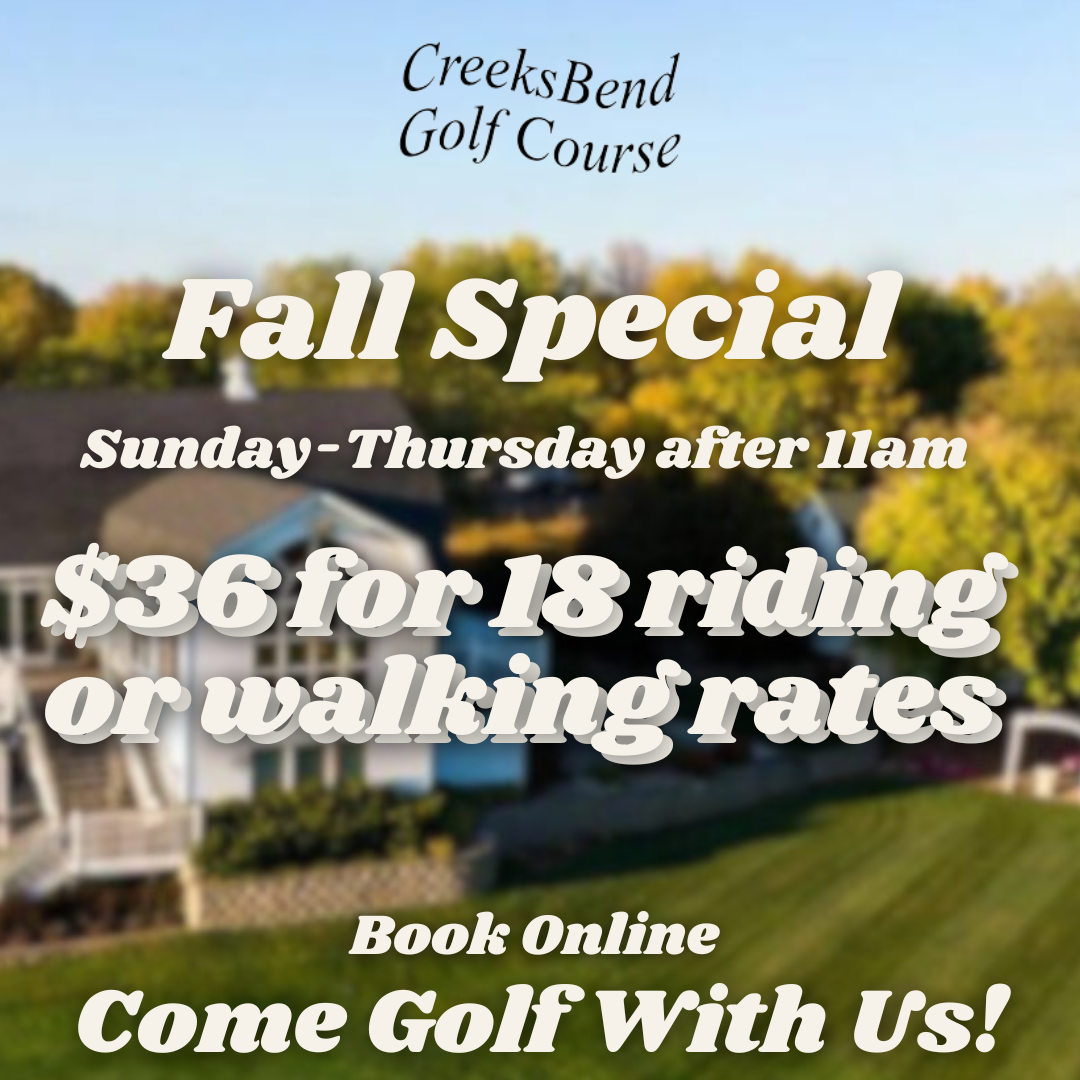 My Homepage CreeksBend Golf Course My Homepage CreeksBend Golf Course