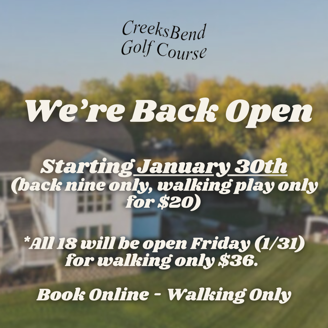 My Homepage CreeksBend Golf Course My Homepage CreeksBend Golf Course